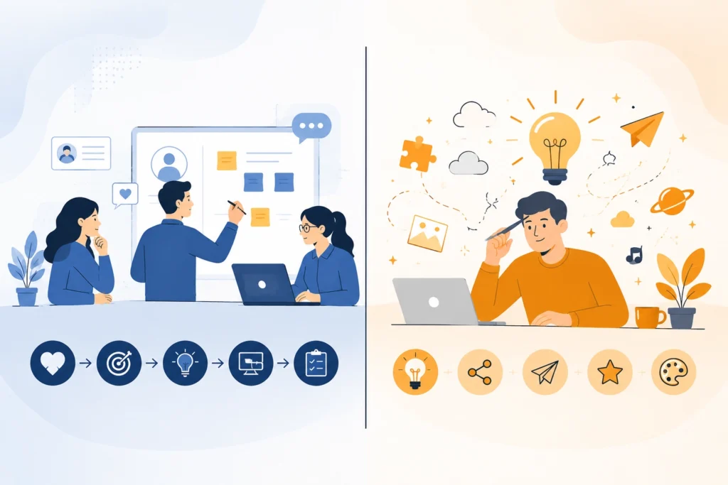 Design Thinking แตกต่างจาก Creative Thinking อย่างไร
