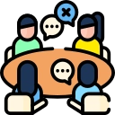 Ineffective Meeting Icon