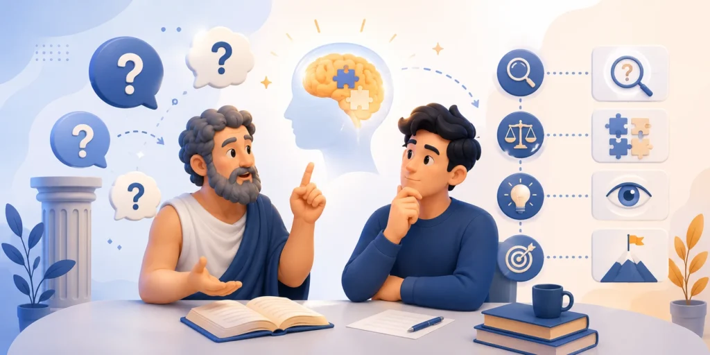 วิธีตั้งคำถามเพื่อพัฒนา Critical Thinking ผ่าน Socratic Questioning